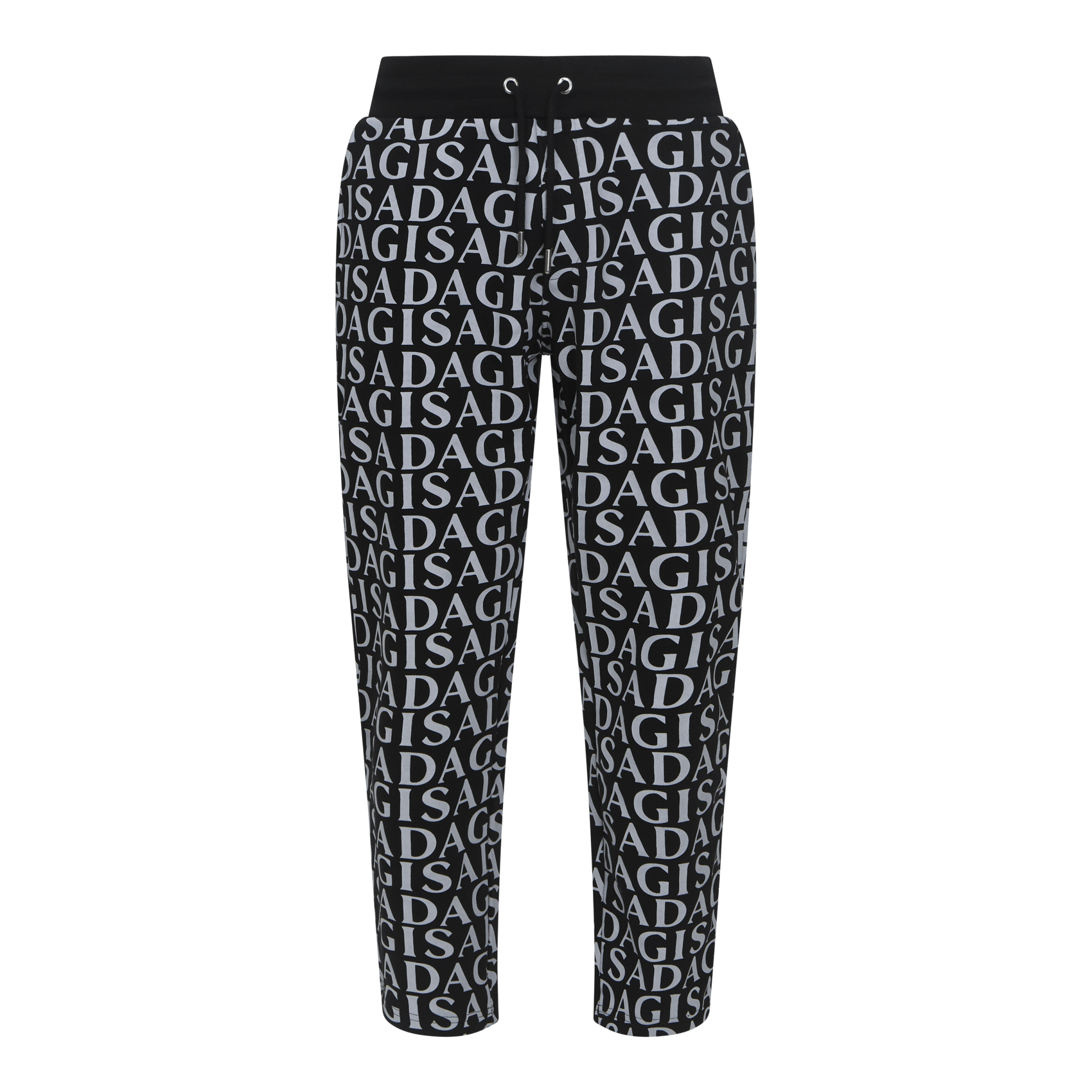 Straight Leg Sweatpants with Small Silicone Printed Logo - Gisada.com