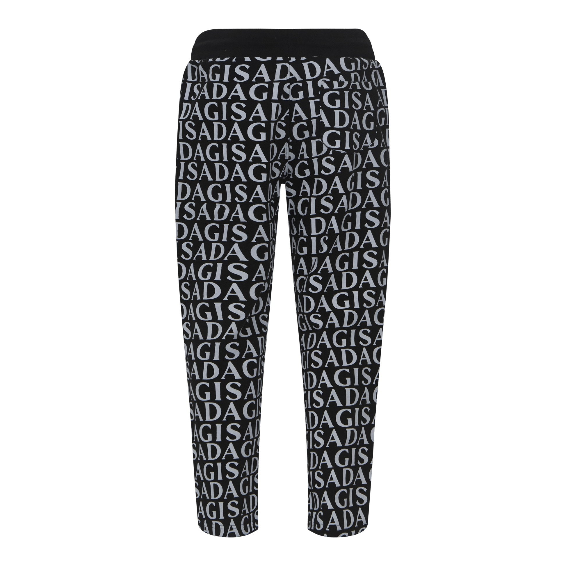 Straight Leg Sweatpants with Small Silicone Printed Logo - Gisada.com