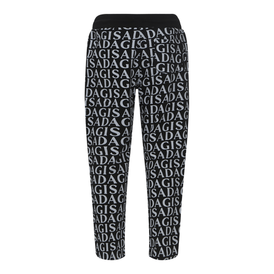Straight Leg Sweatpants with Small Silicone Printed Logo - Gisada.com