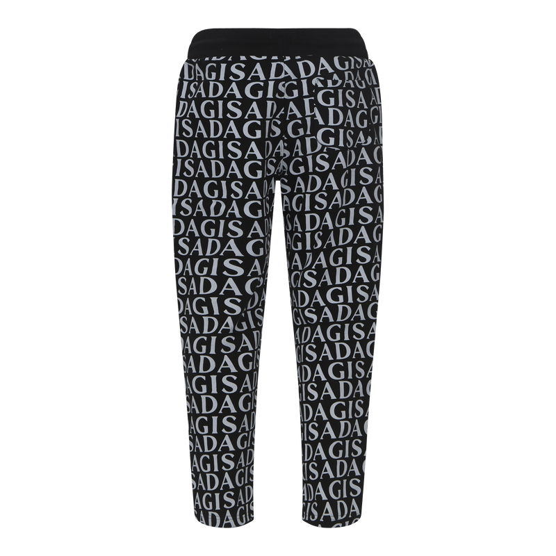 Straight Leg Sweatpants with Small Silicone Printed Logo - Gisada.com