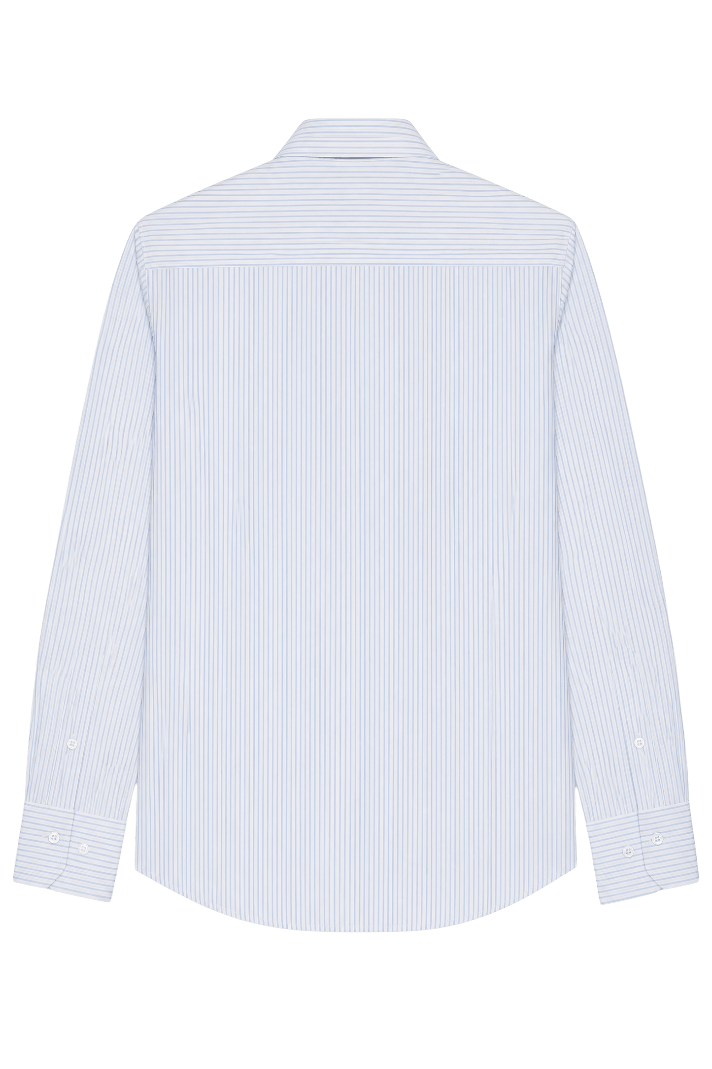 Striped Fine Cotton Poplin Shirt - Gisada.com