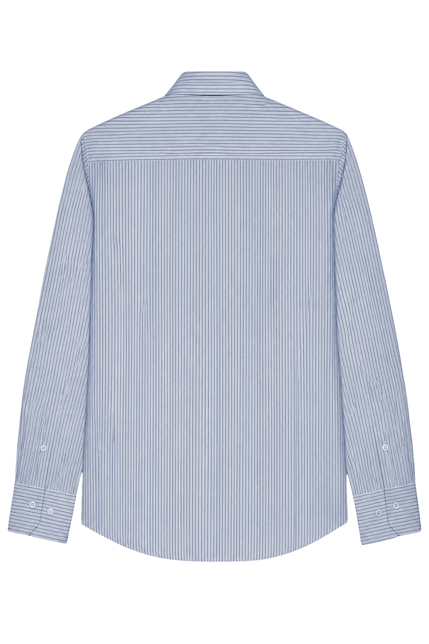 Striped Fine Cotton Poplin Shirt - Gisada.com