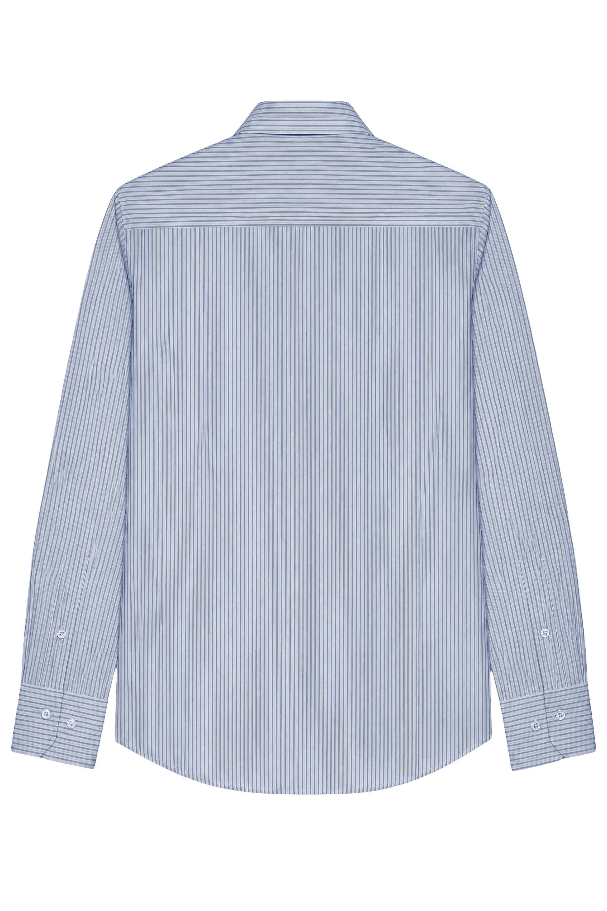 Striped Fine Cotton Poplin Shirt - Gisada.com