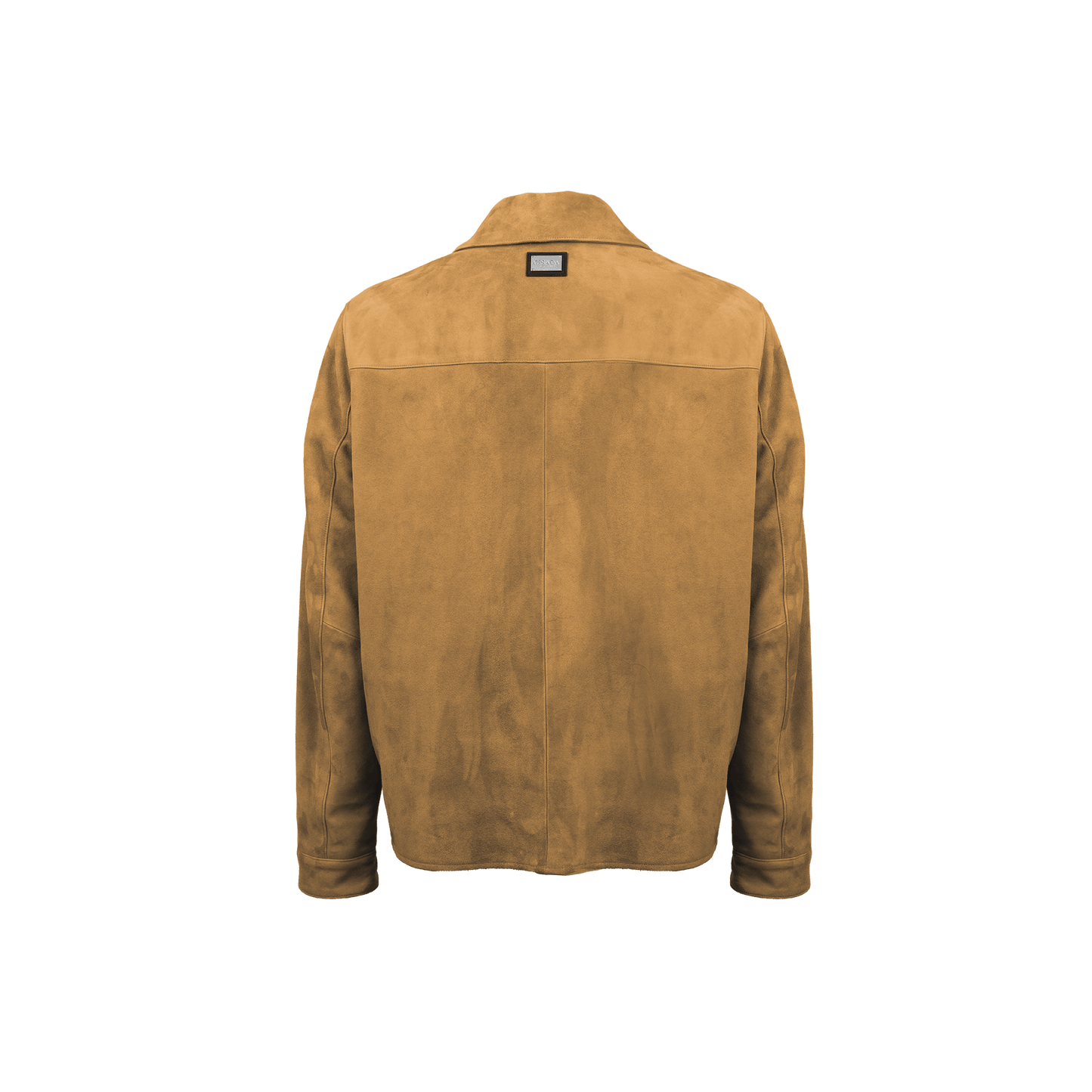 Suede Zip Jacket with Dual Chest Pockets - Gisada.com