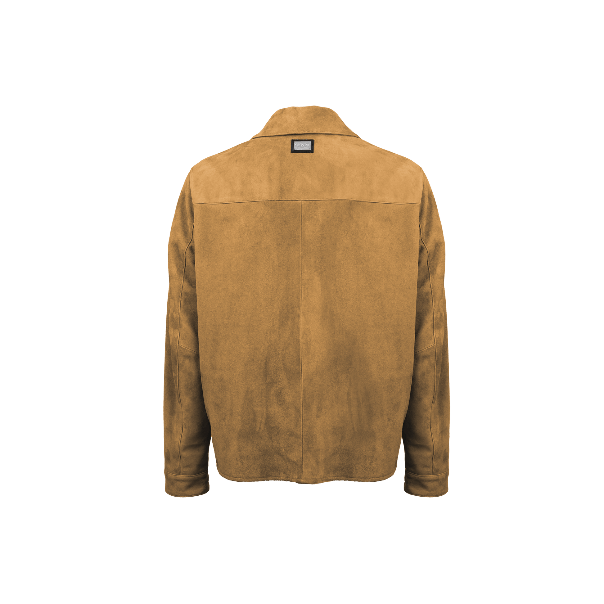 Suede Zip Jacket with Dual Chest Pockets - Gisada.com