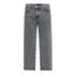 Wide Leg Denim Jeans with Inside Bottom Label - Gisada.com