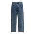 Wide Leg Denim Jeans with Inside Bottom Label - Gisada.com