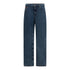 Wide Leg Denim Jeans with Inside Bottom Label - Gisada.com