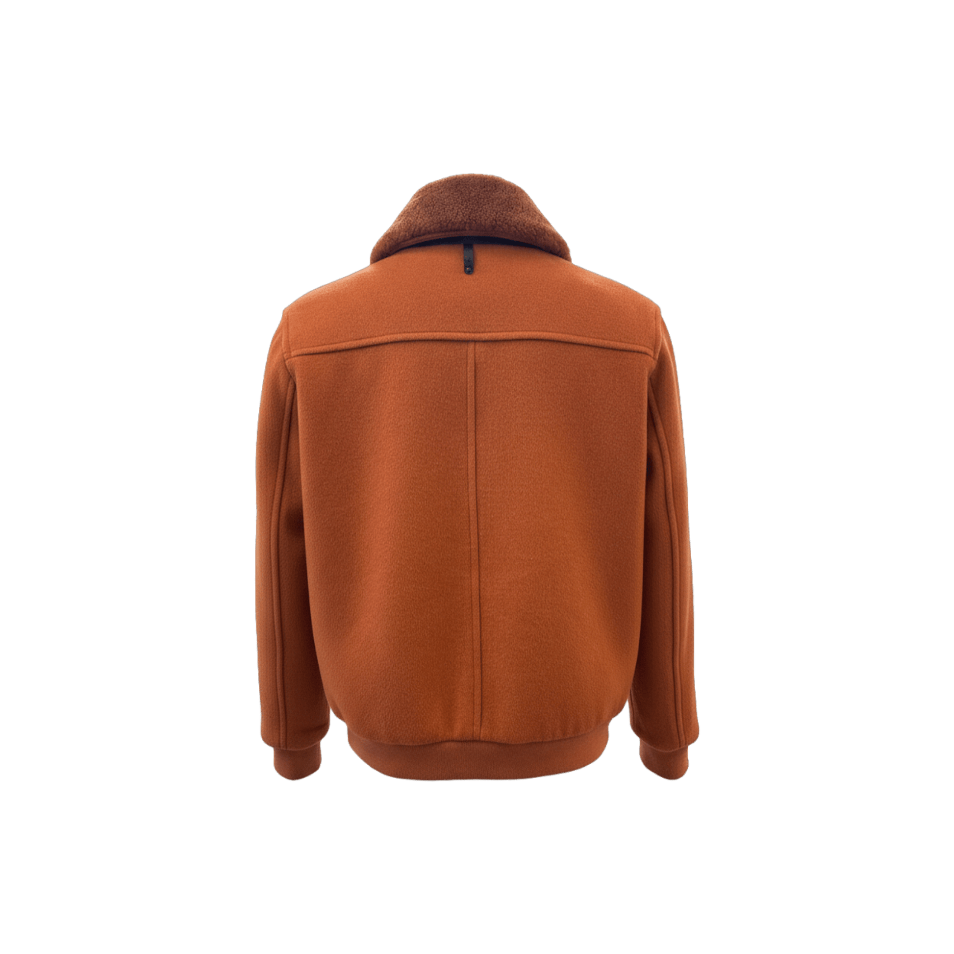 Wool‑Blend Jacket with Shearling Collar - Gisada.com