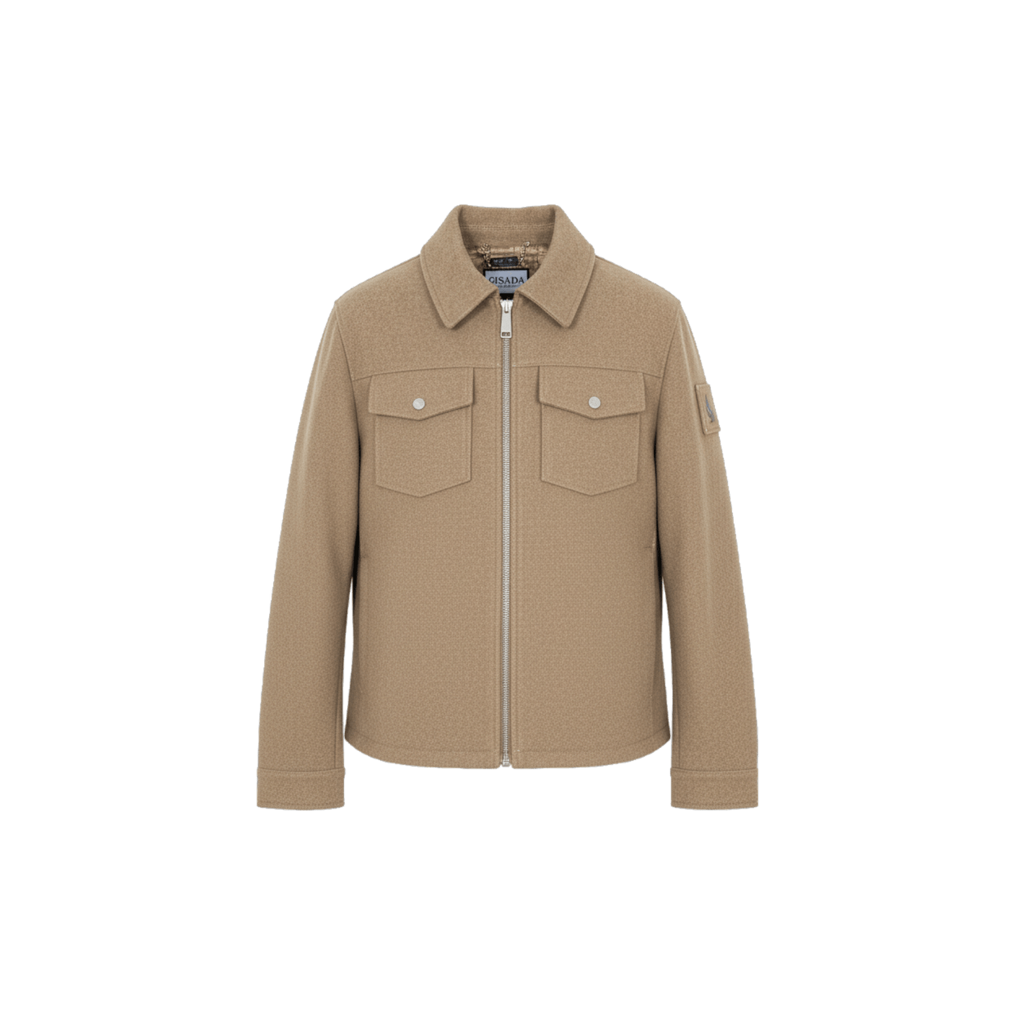 Zip‑Up Jacket with Chest Pockets - Gisada.com