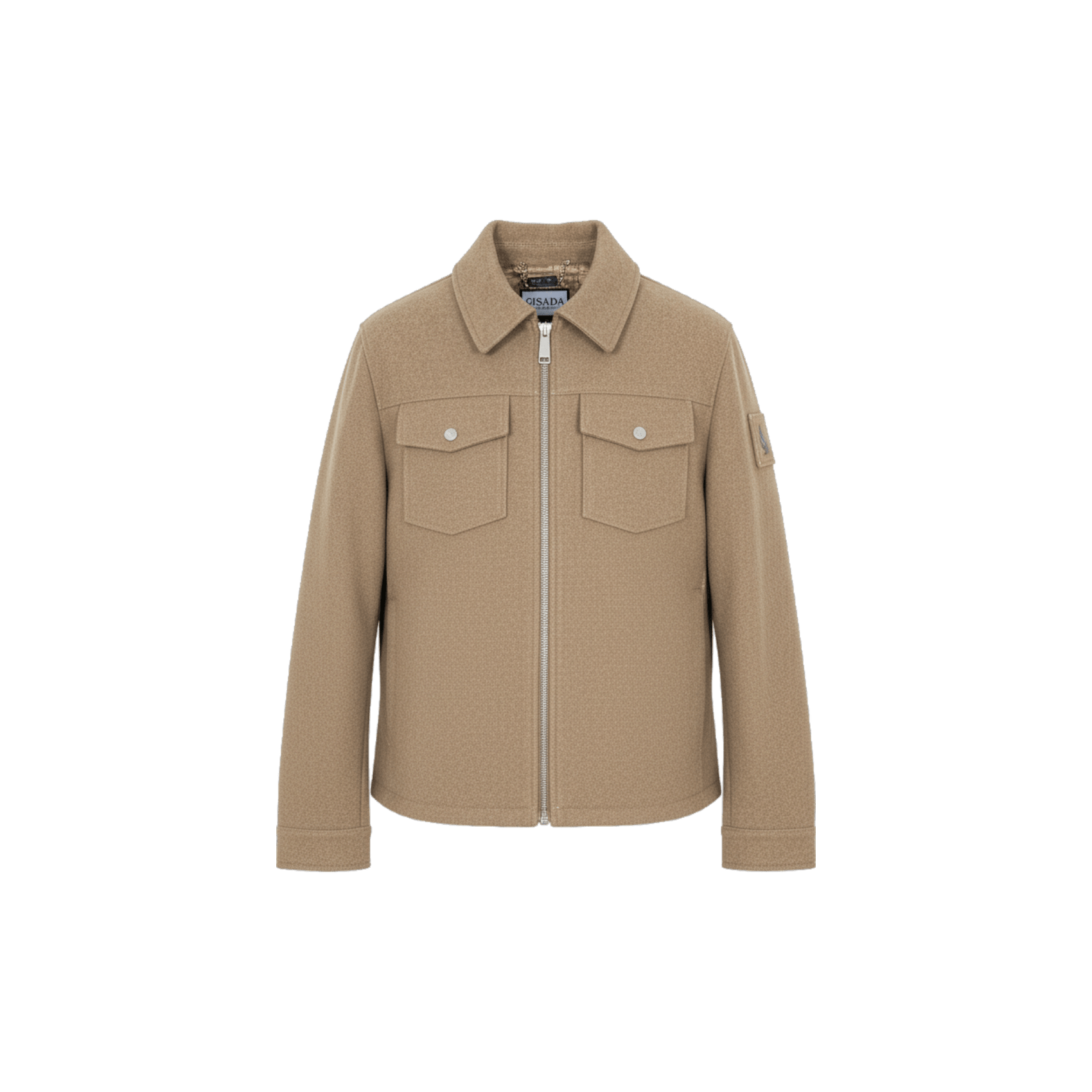 Zip‑Up Jacket with Chest Pockets - Gisada.com