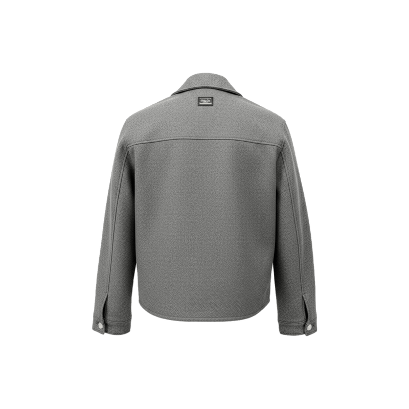 Zip‑Up Jacket with Chest Pockets - Gisada.com