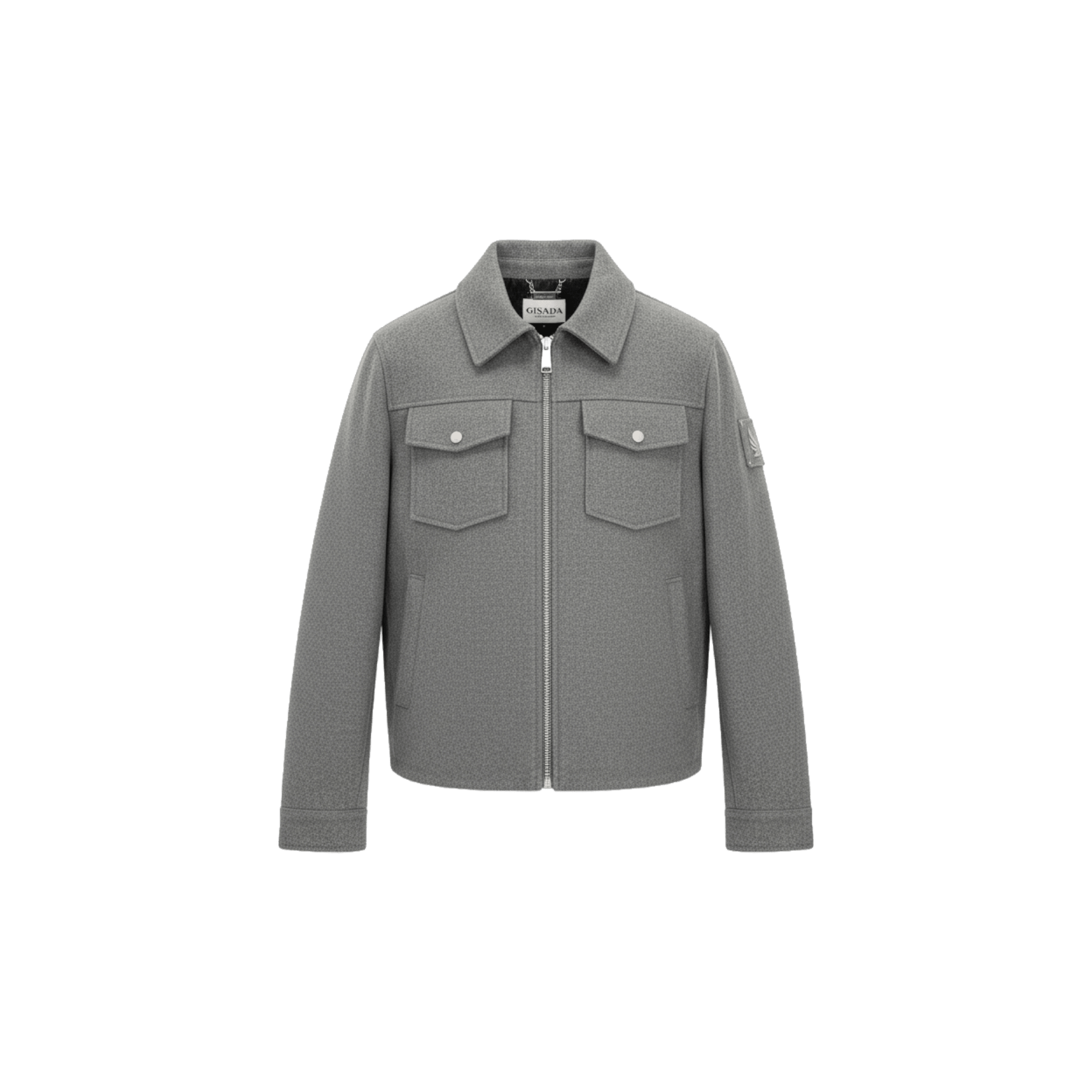 Zip‑Up Jacket with Chest Pockets - Gisada.com